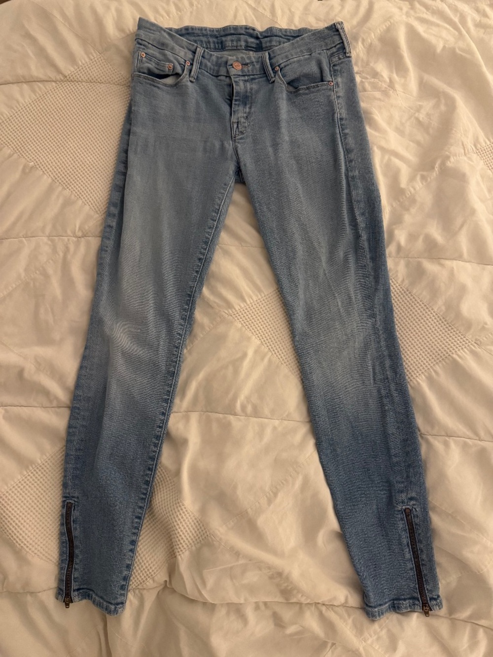 Mother Denim, zipper ankle, size 28